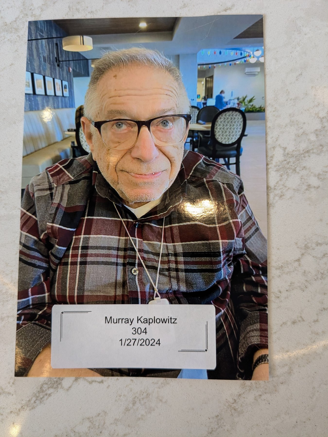 Avis de décès de Murray Kaplowitz
