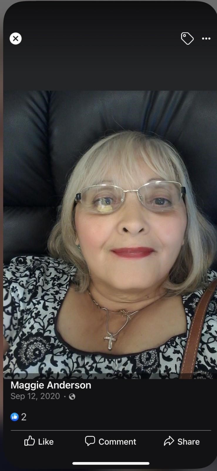 Obituary of Margarita Anderson