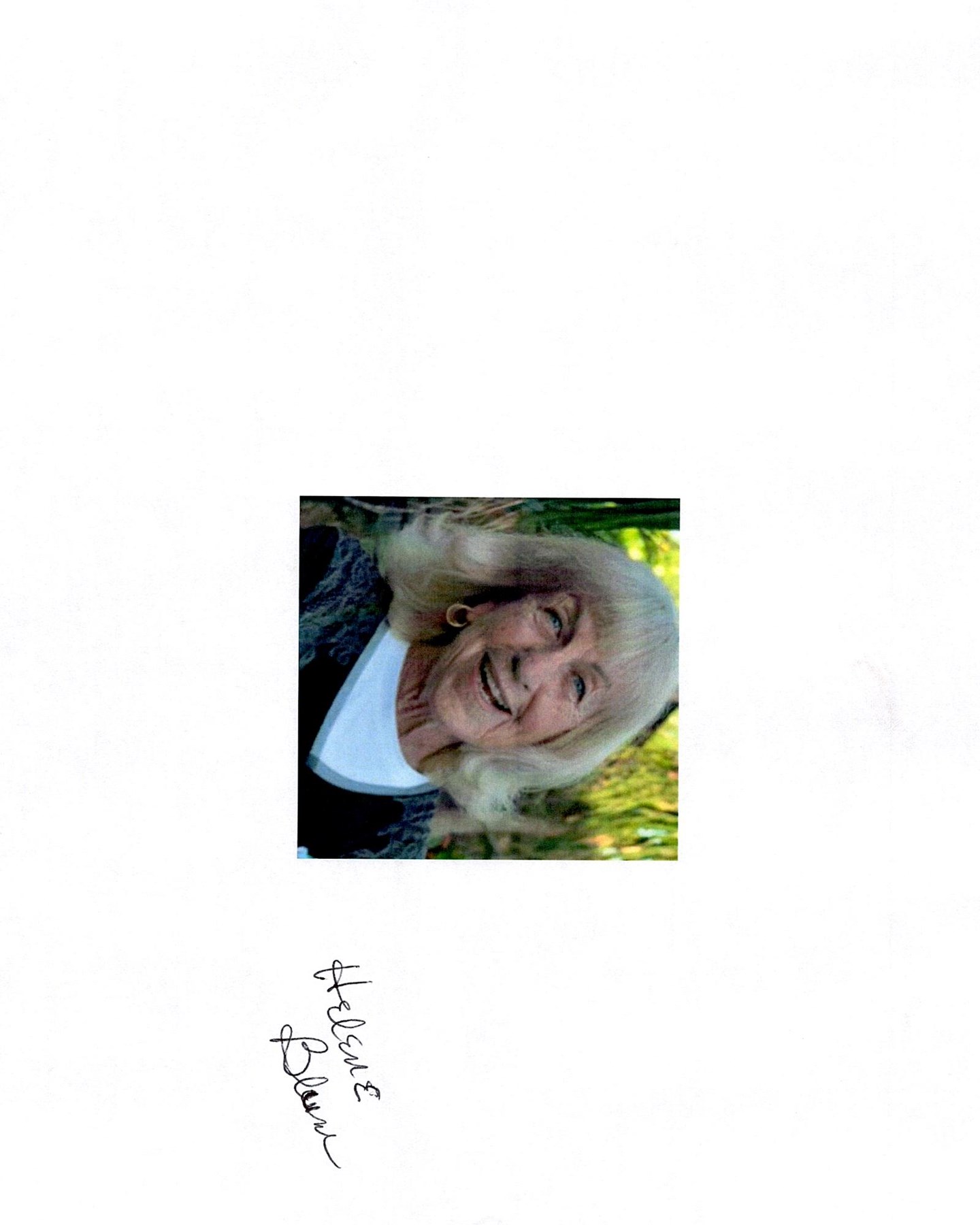 Obituary of Helene A Blum