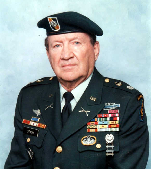 Obituary of LTC (Ret.) Vernon E. Staum