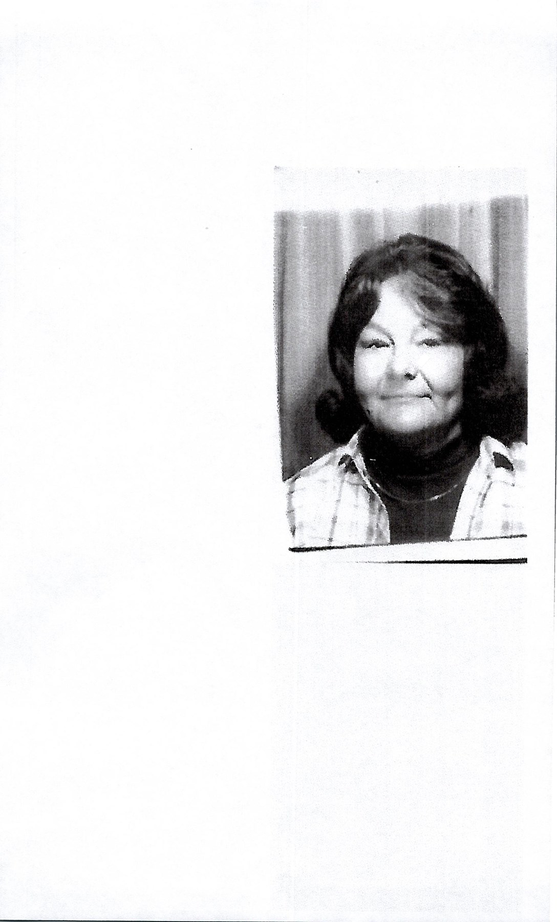 Avis de décès de Betty Lou Moffitt