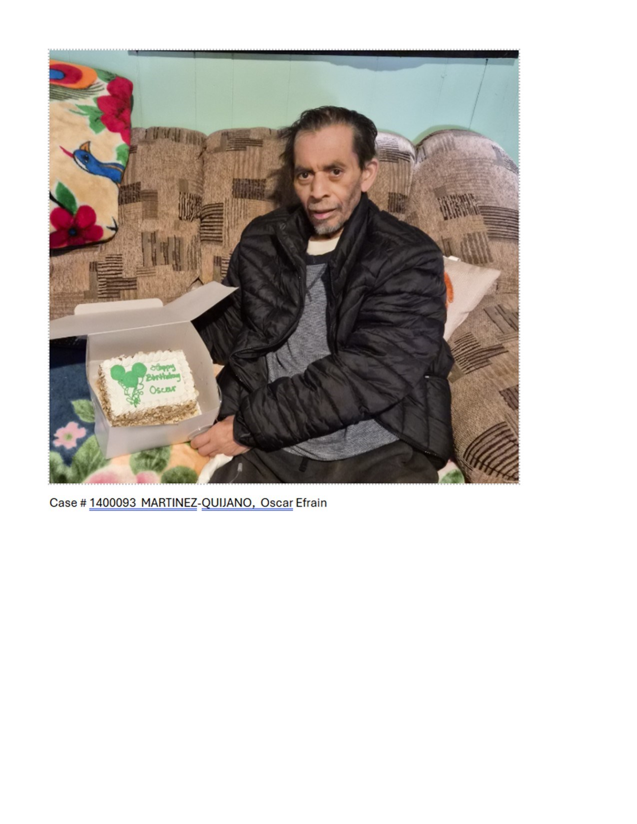 Avis de décès de Oscar Efrain Martinez-Quijano