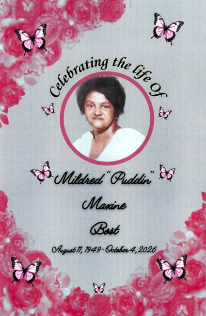 Obituary of Mildred "Puddin" Maxine Bost