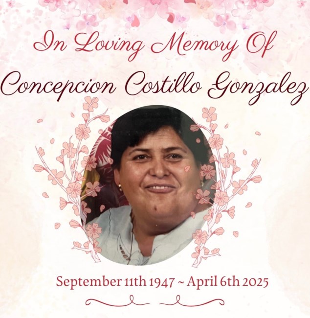 Obituary of Concepcion Costillo Gonzalez