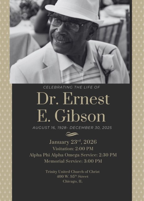 Obituary of Ernest Earl Gibson