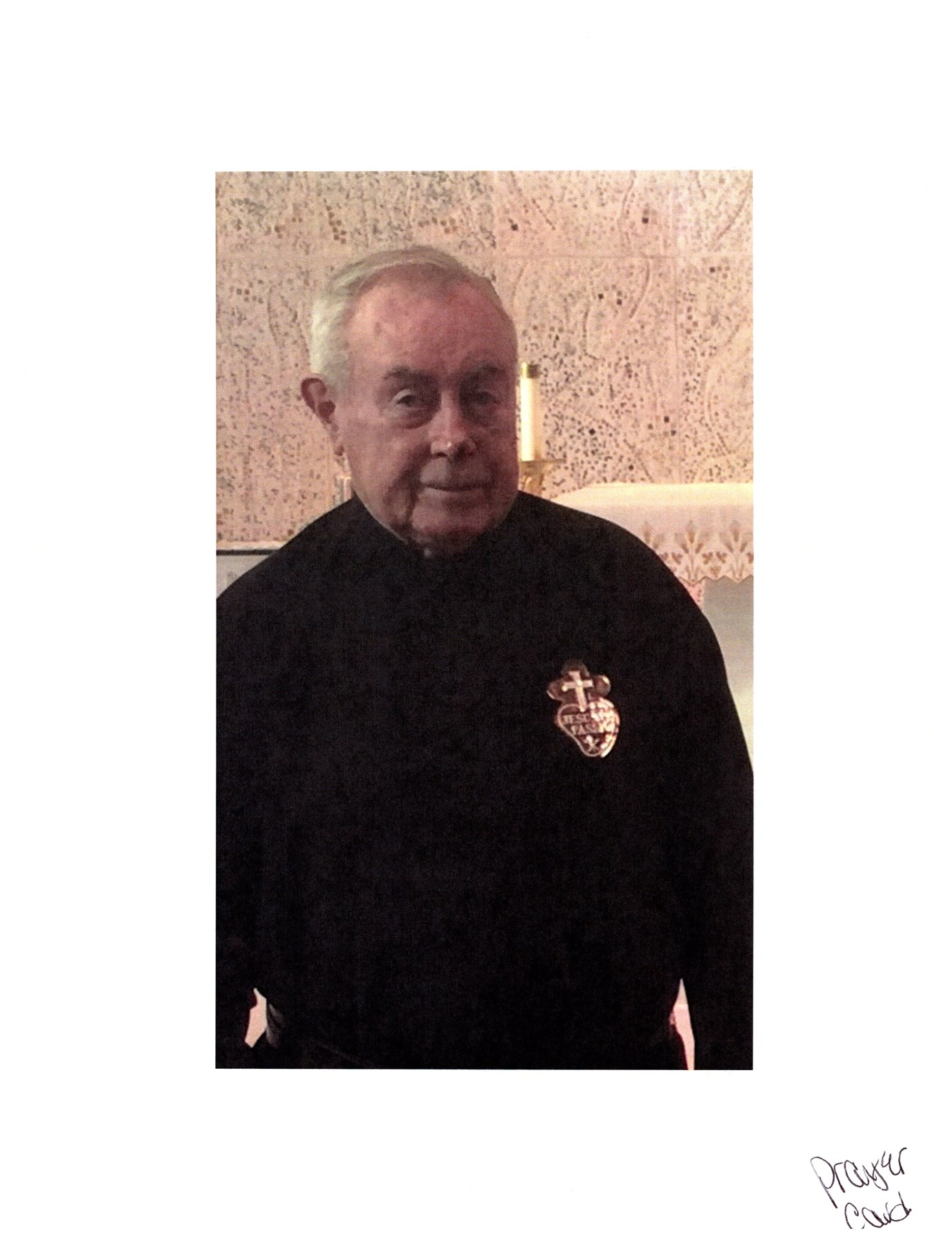 Obituary of Father Damian Towey