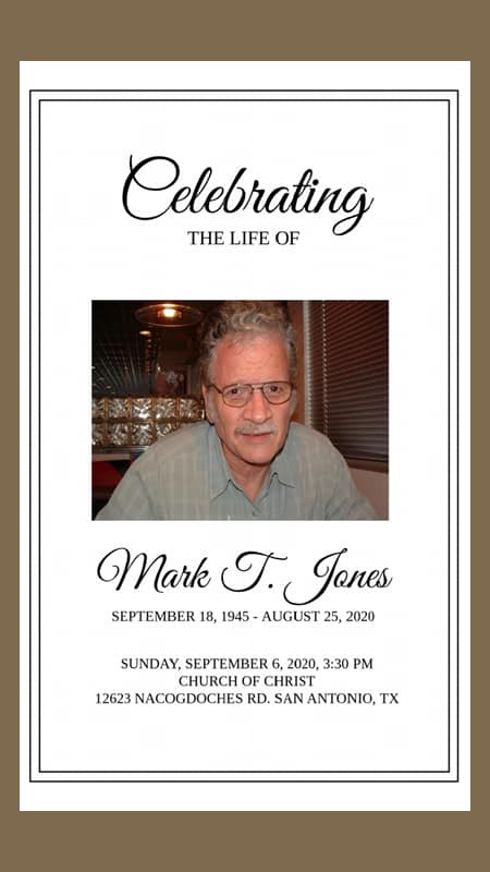 Obituary of Mark T. Jones