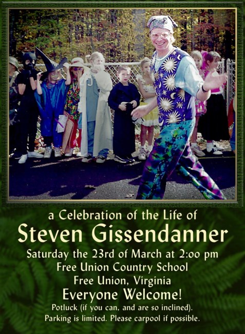 Obituario de Steven Gissendanner