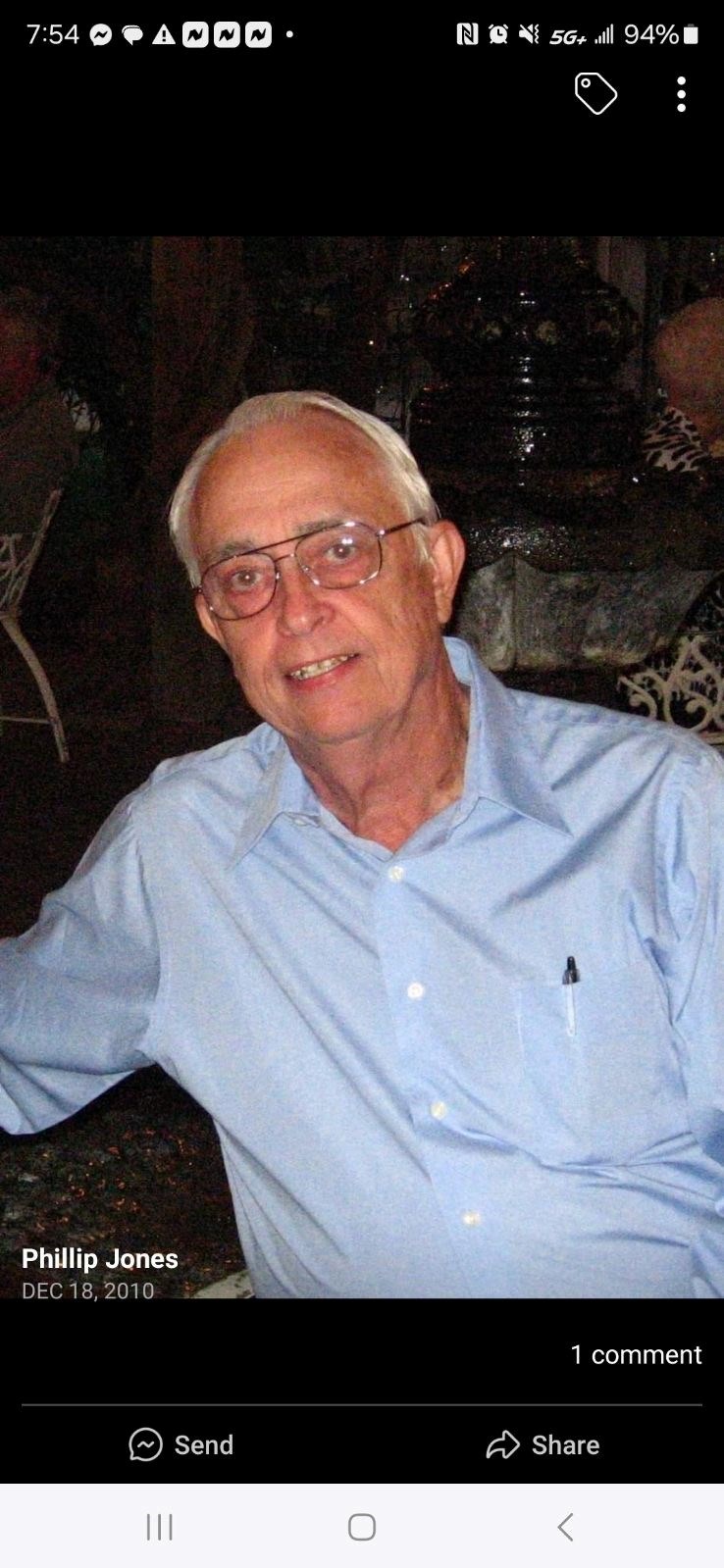 Obituary of Phillip Noel Jones