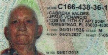 Obituary of Jesus Venancio Cabrera Valdes