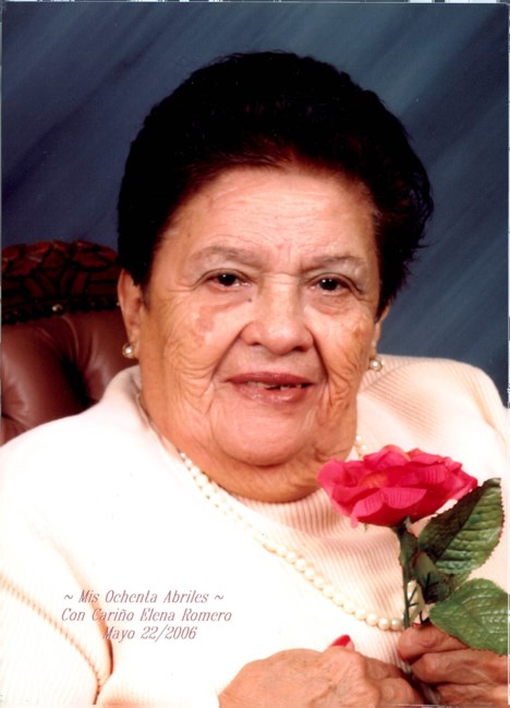Obituary of Elena Romero