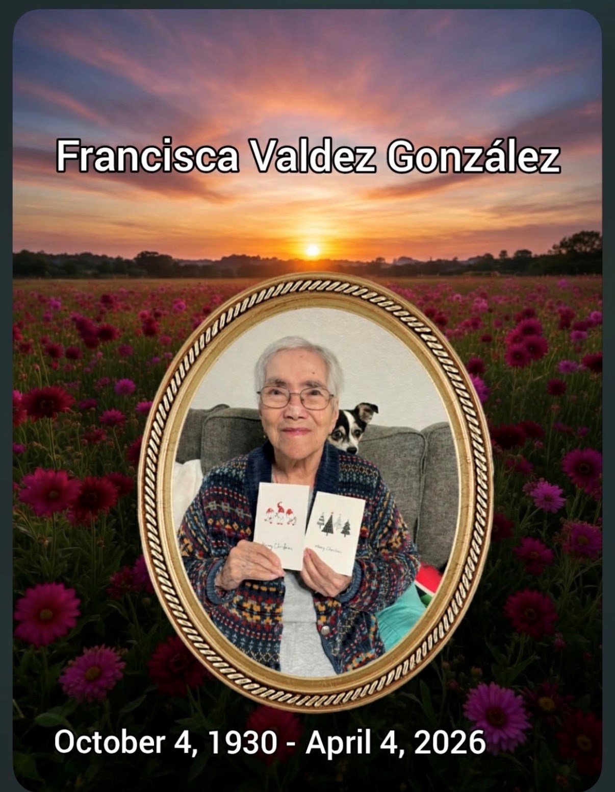Obituary of Francisca Valdez-Gonzalez