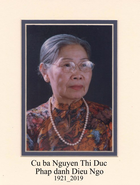 Obituary of Nguyen Thi Duc