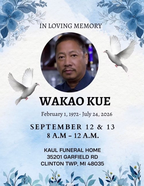 Obituary of Kao Kue