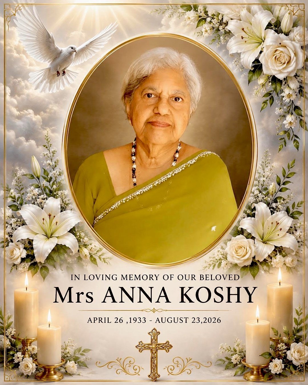 Obituary of Anna Koshy