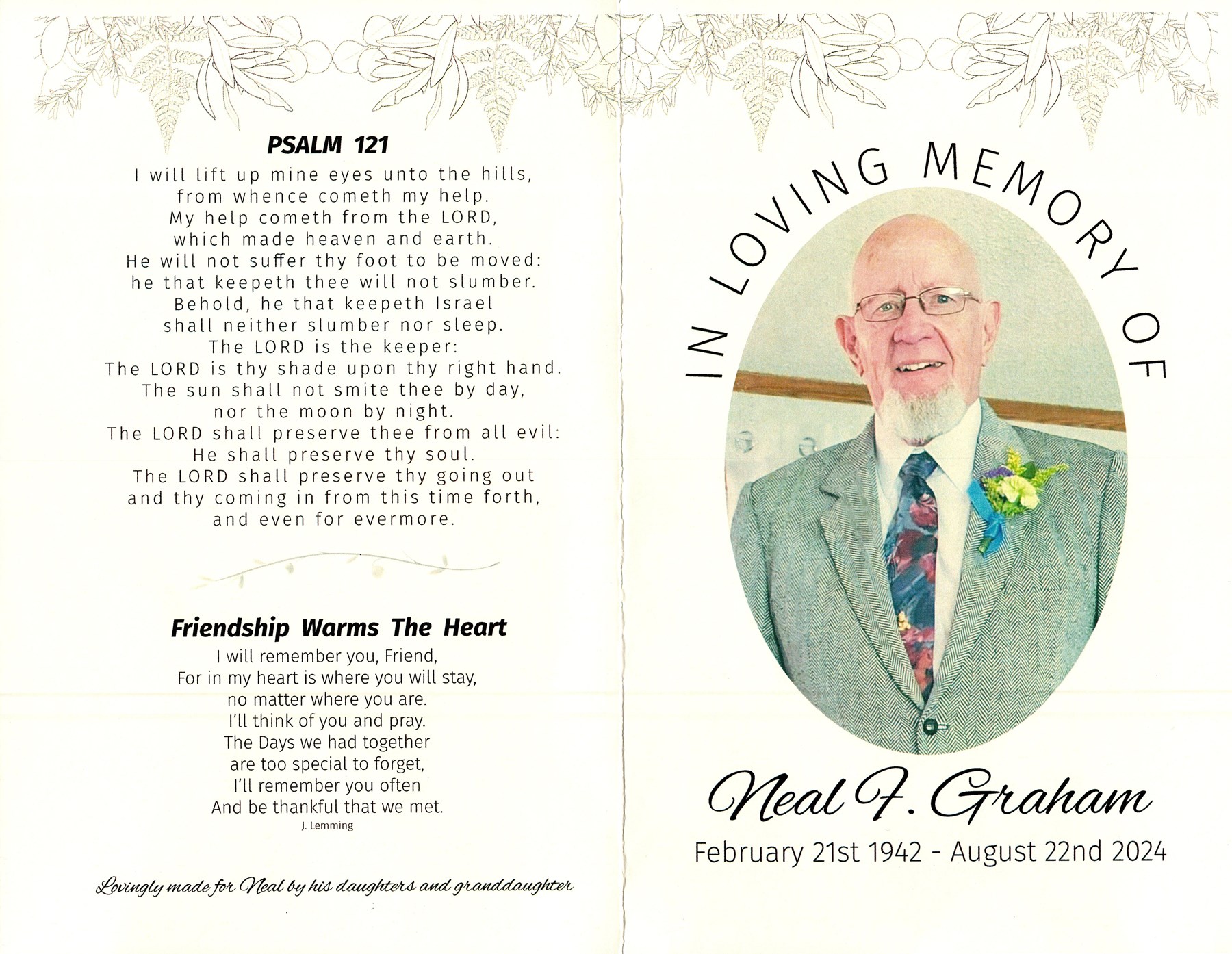 Obituary of Neal Fredrick Graham