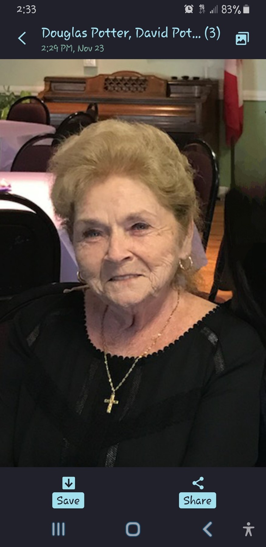 Obituario de Mary Elizabeth Potter