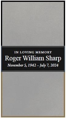 Obituary of Roger William Sharp