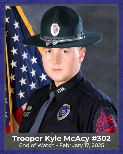 Obituario de Trooper Kyle McAcy #302