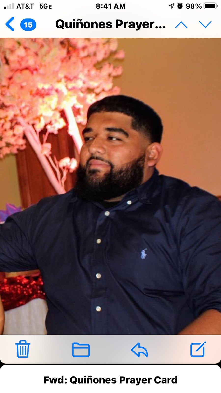 Obituary of Jose Mauricio Ricardo Quinones