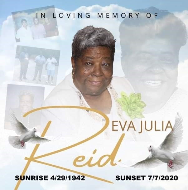 Obituario de Eva Julia Reid