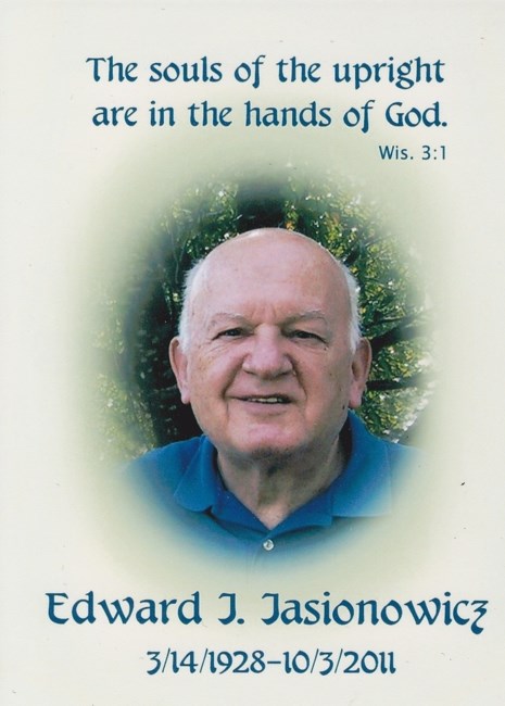 Obituary of Edward J. Jasionowicz