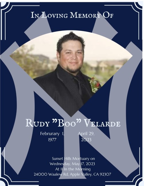 Obituary of Rudy Velarde