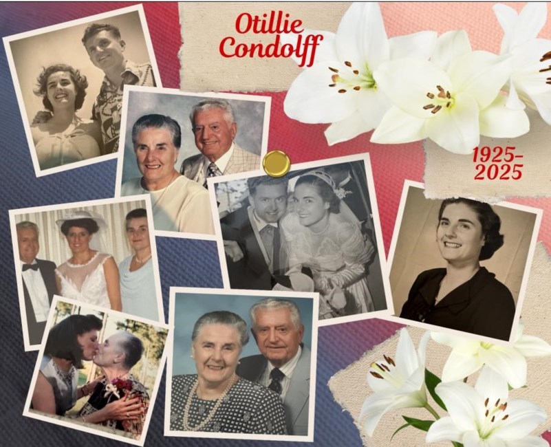 Avis de décès de Ottilie Adelaide Condolff
