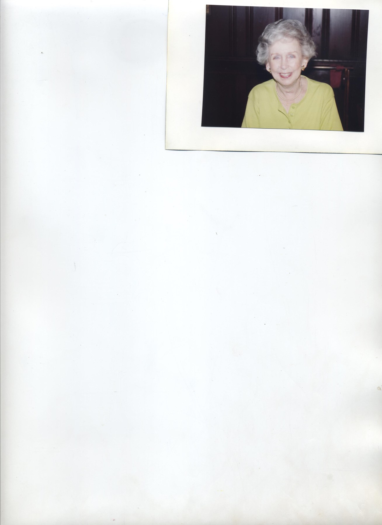 Obituary of Mary E Wells