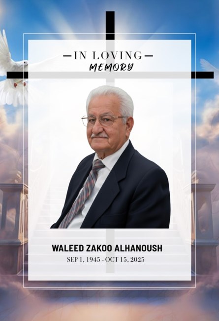 Obituary of Waleed Zakoo Gorges Alhanoush