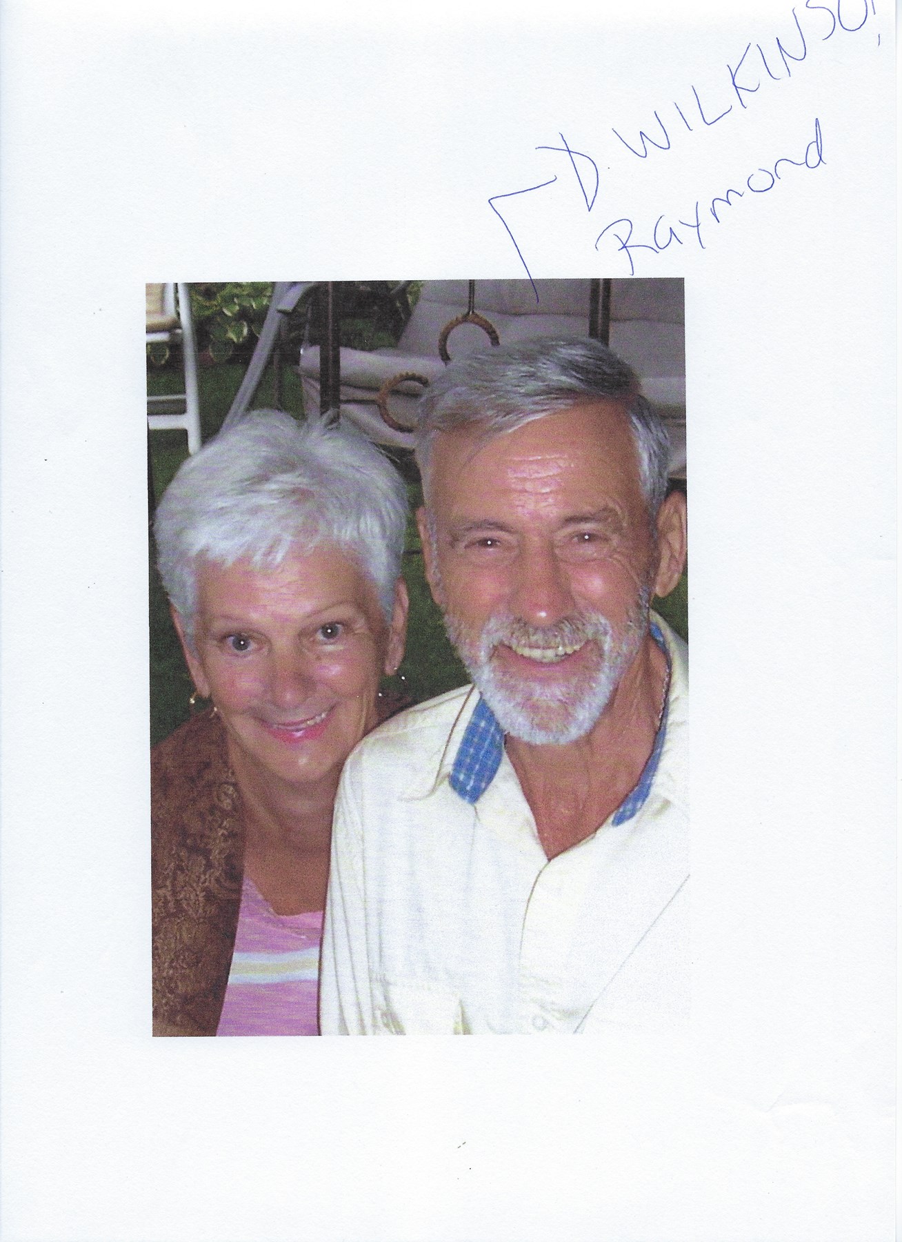 Obituary of Raymond Wilkinson