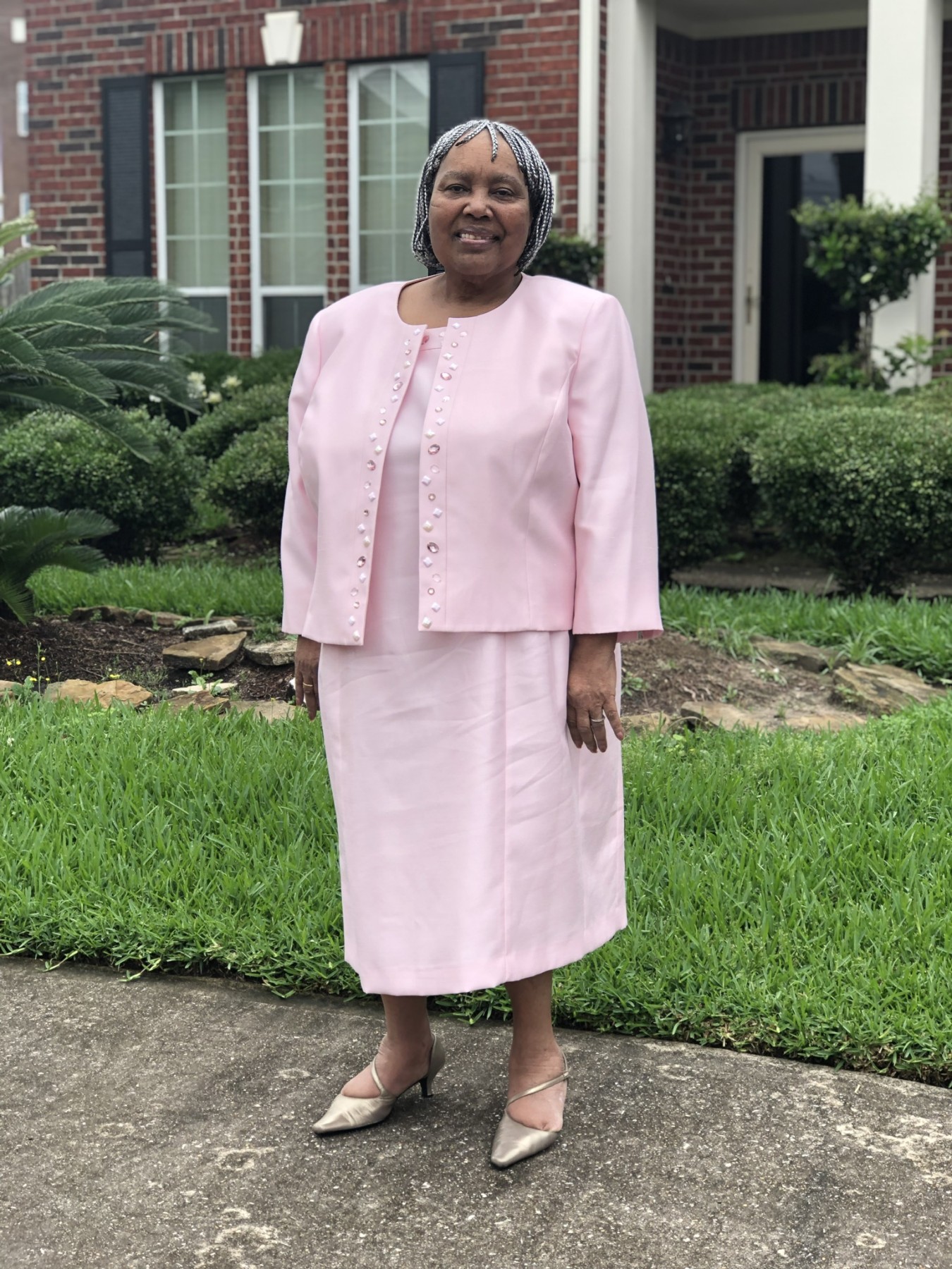 Black grandma church store outfit