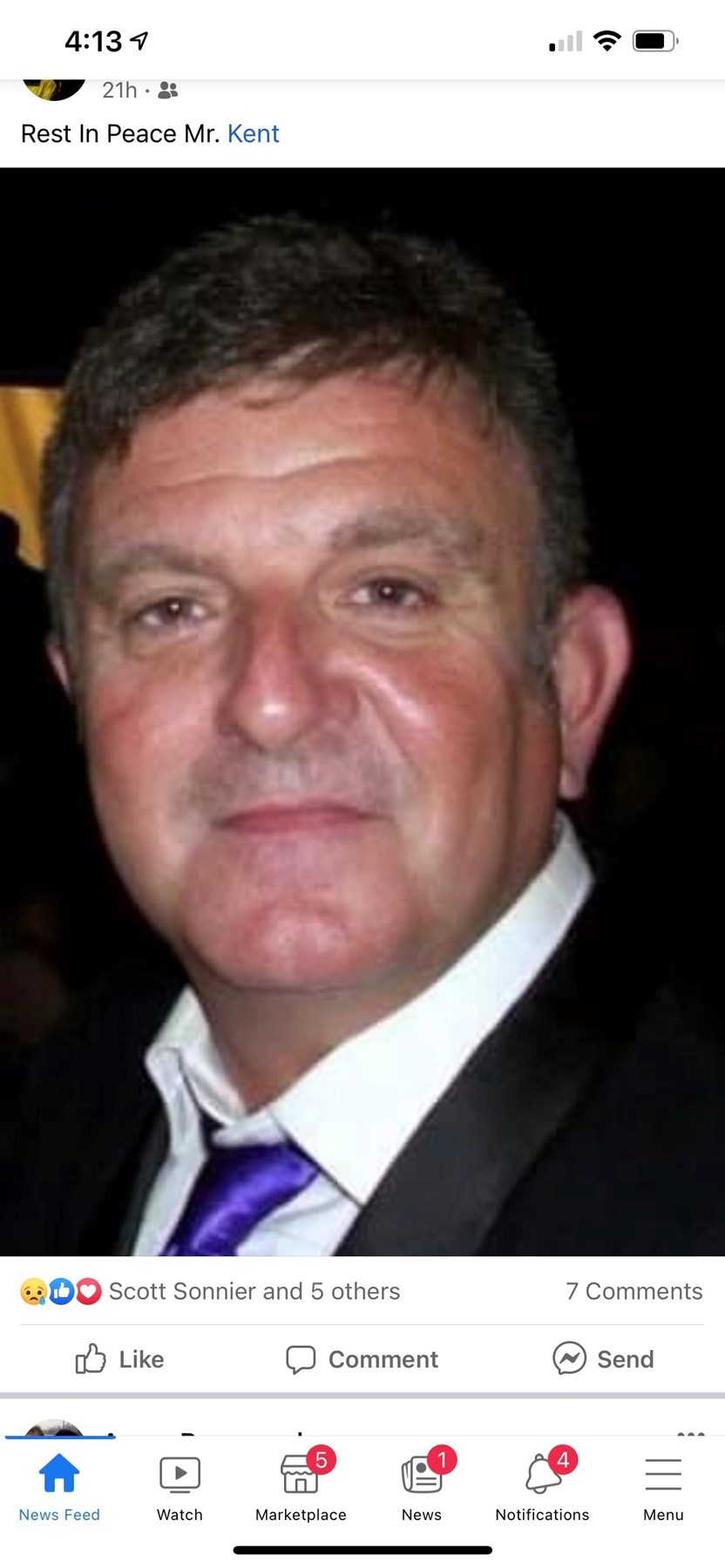 Obituary of Kent Joseph Landry