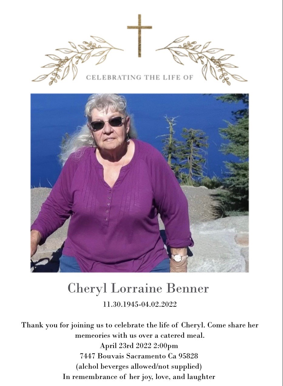 Obituary of Cheryl Lorraine Benner