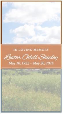 Obituary of Lester Odell Shipley