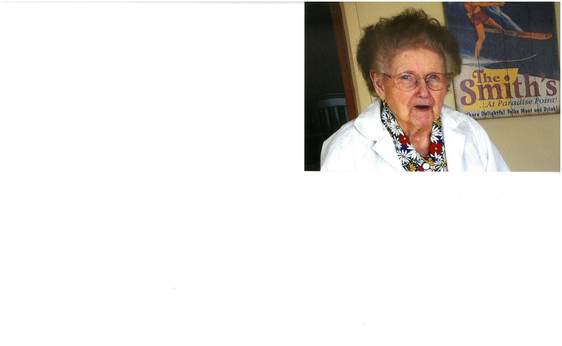 Obituary of N. Oma Bernice Smith