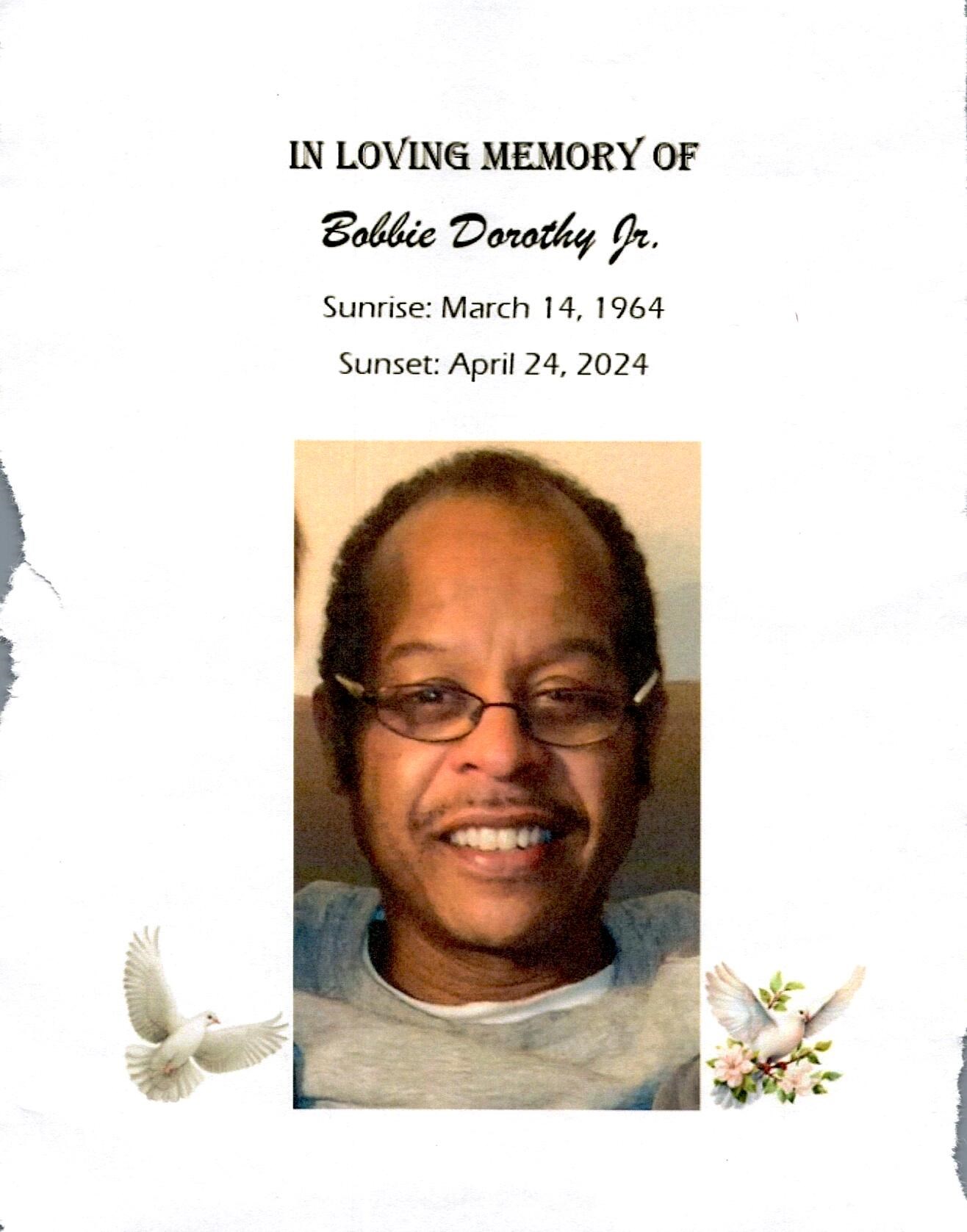 Obituary of Bobbie - Dorothy Jr.