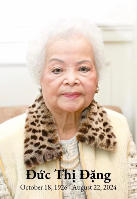 Obituary of Duc Thi Dang