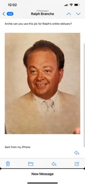 Obituary of Ralph Donald Branche