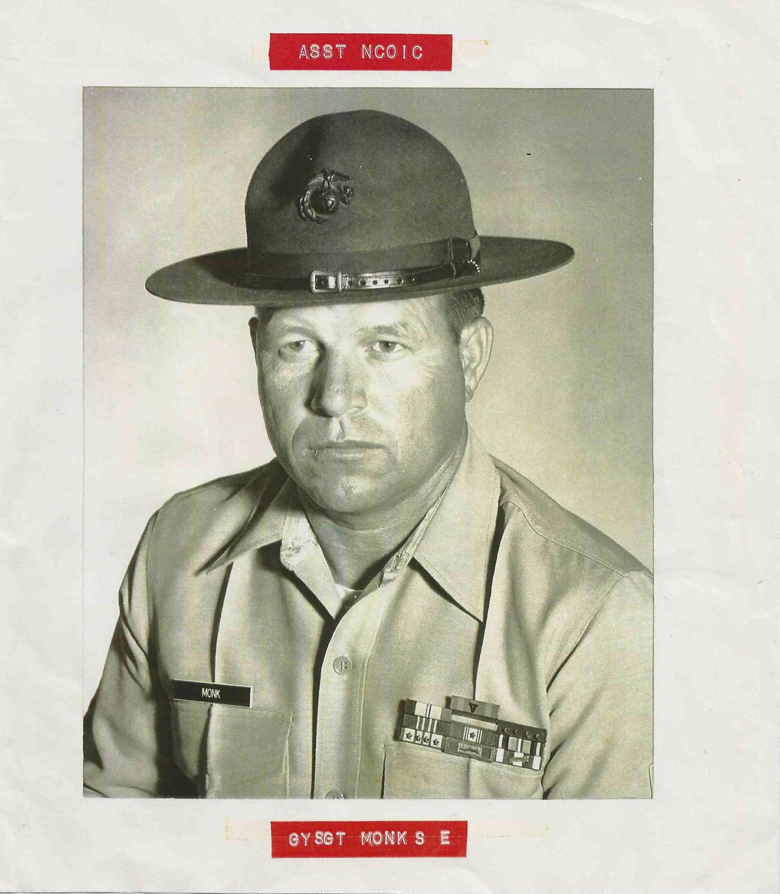 Obituary of GySgt. USMC (Ret.) Shelby E. Monk