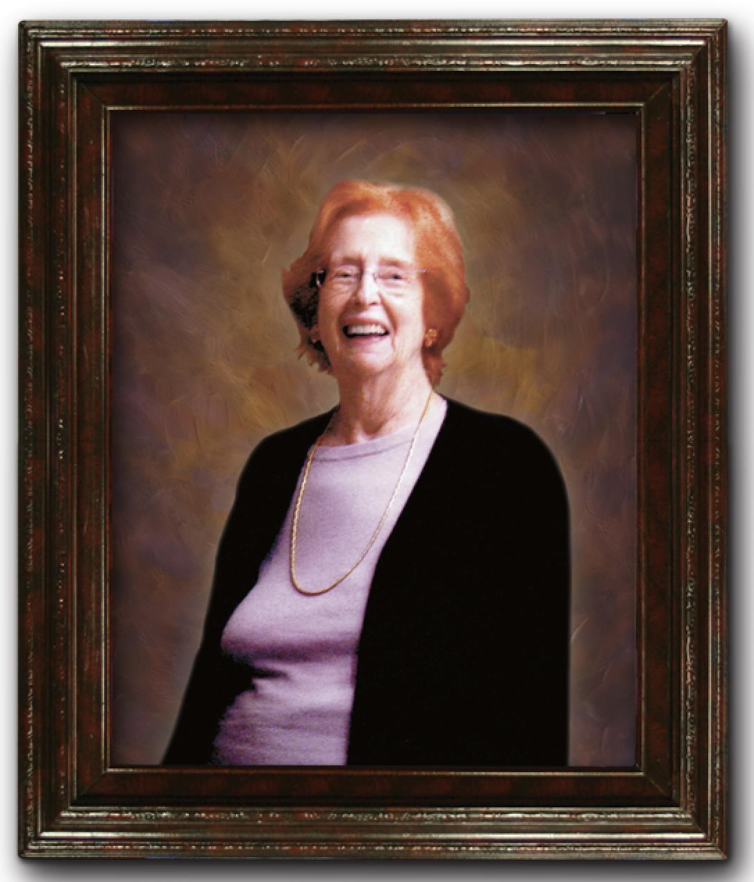 Avis de décès de Mary Evans FitzGerald