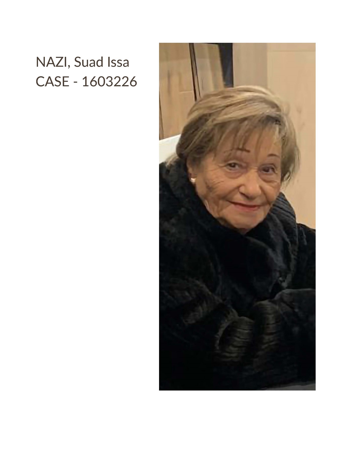 Obituary of Suad Issa Nazi