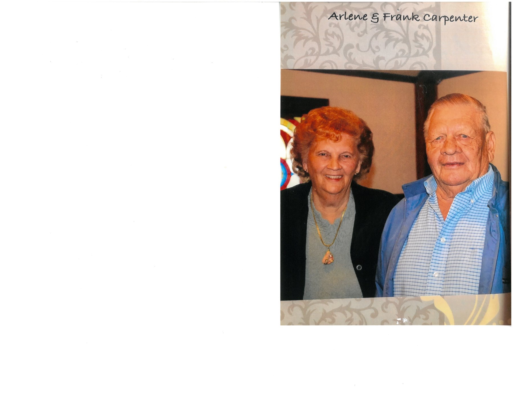 Obituary of Arlene Milner Carpenter