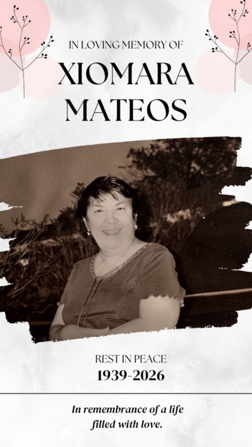 Obituary of Xiomara Mateos