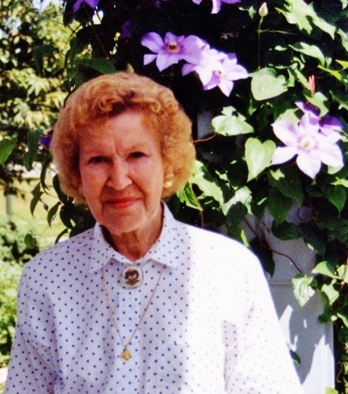 Obituary of Mrs. Gertrude Anna Baker