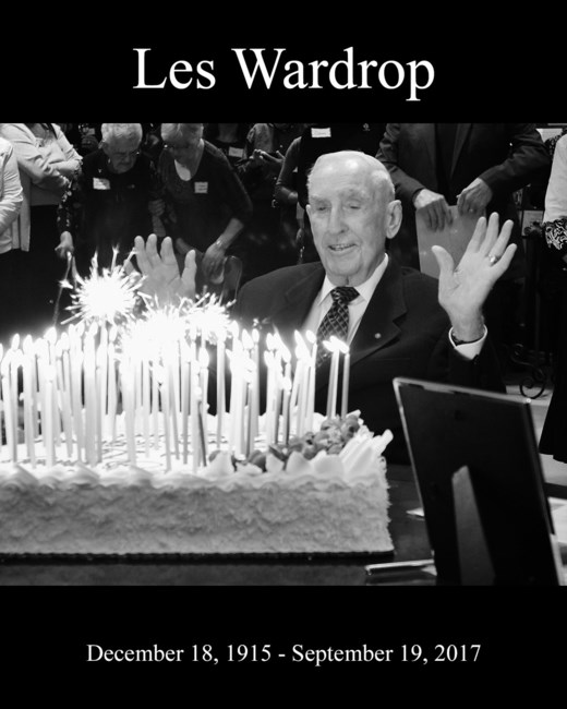 Obituary of Mr. William "Les" Leslie Wardrop