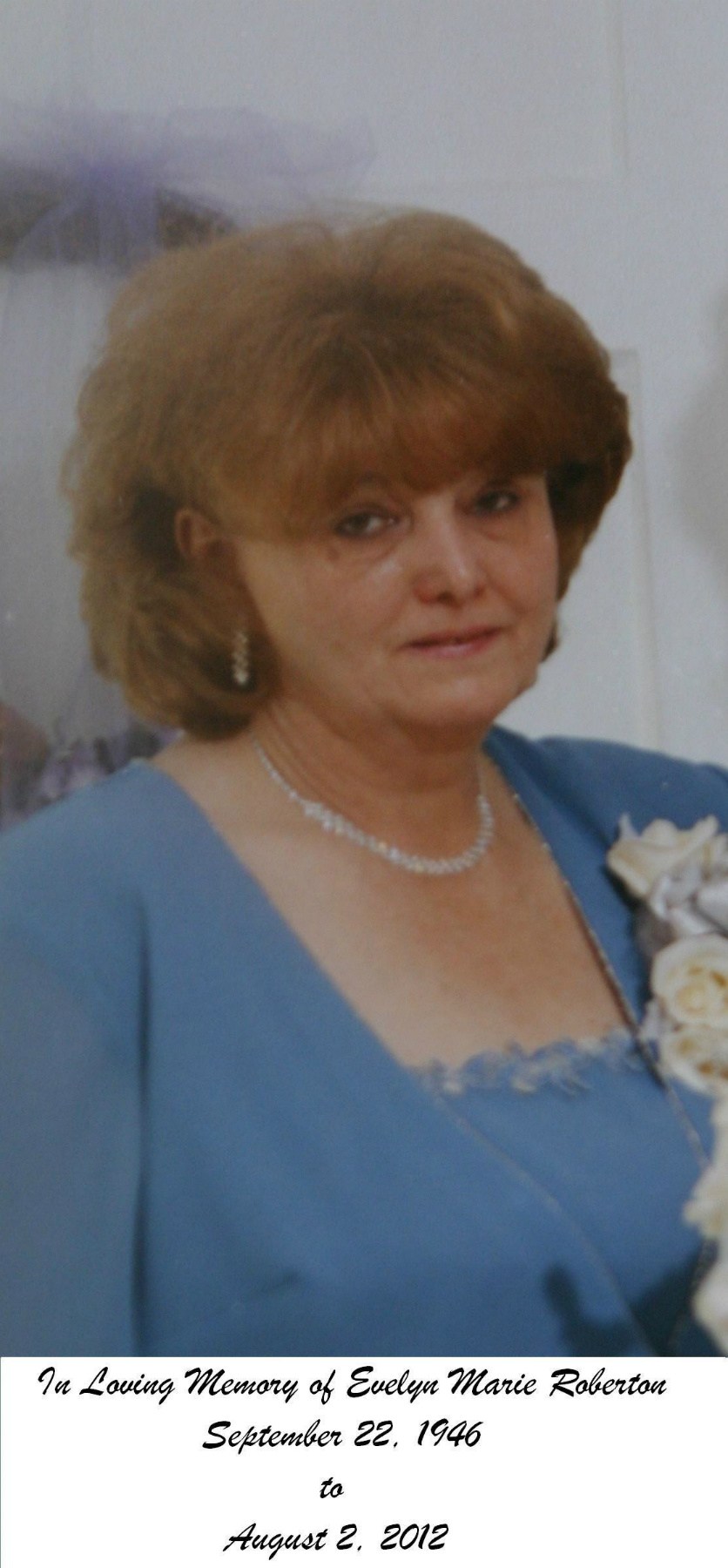 Obituary of Evelyn Marie Robertson