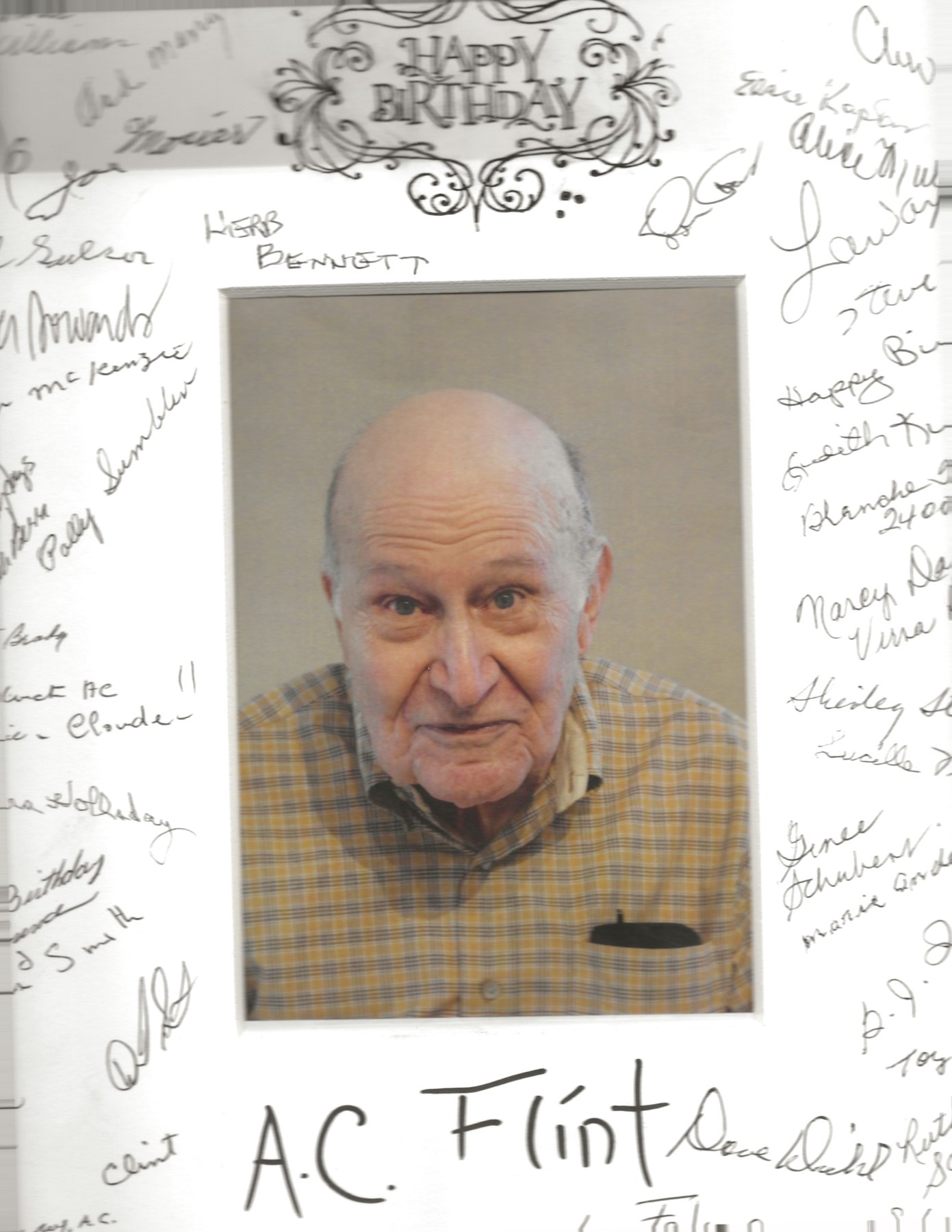 Obituary of Amos Carl Flint