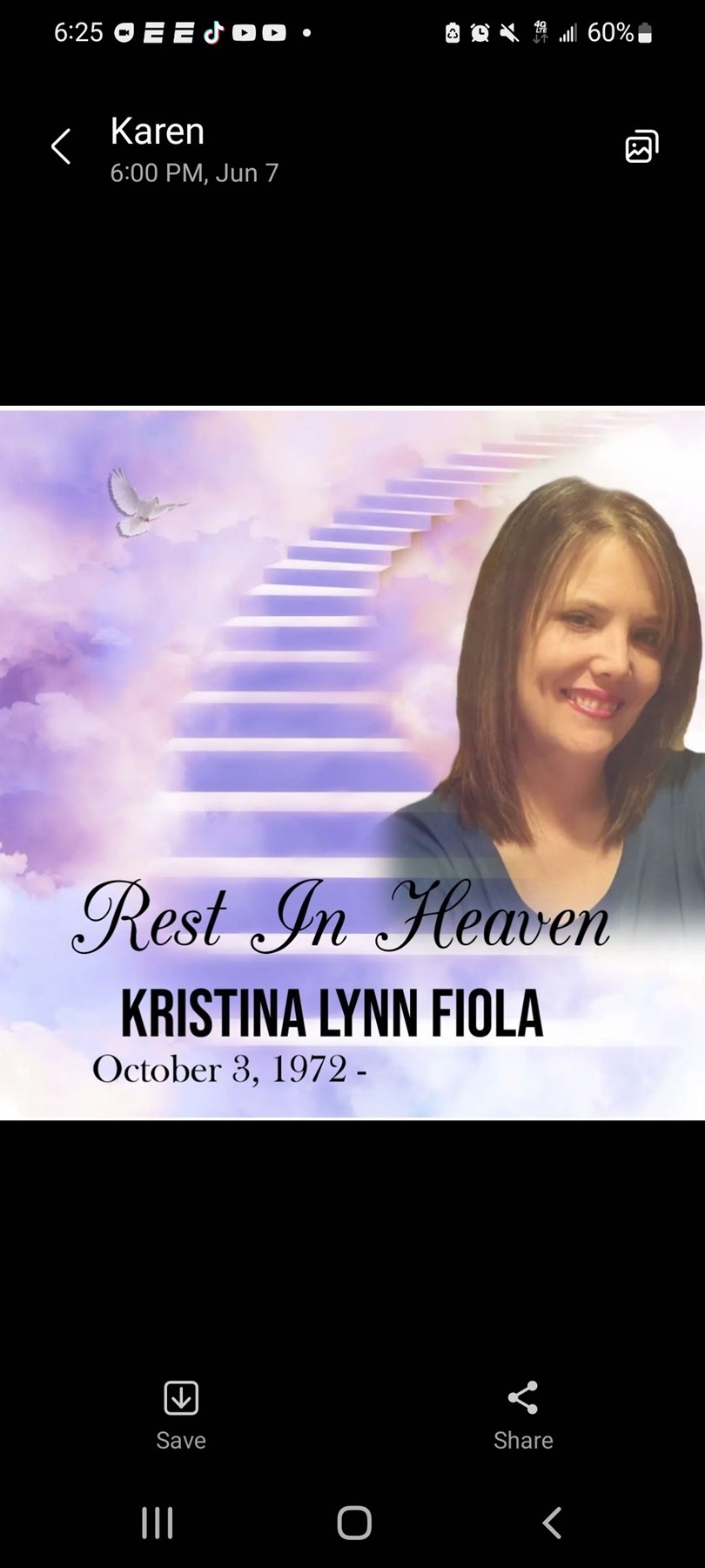 Obituary of Kristie Fiola