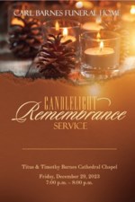 Carl Barnes Funeral Home Candlelight Remembrance Service 2023
